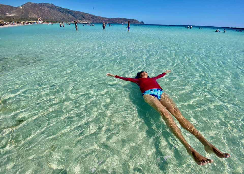 Beach relaxing in Greece